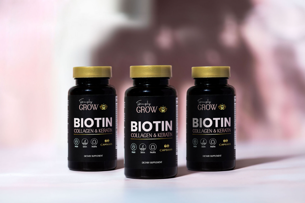 Bundle of 3: Simply Grow Biotin, Collagen, & Keratin